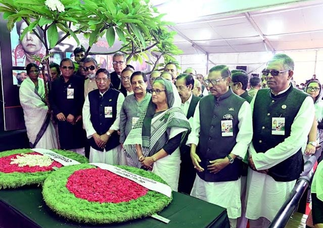 গ্রেনেড হামলায় নিহতদের প্রতি আওয়ামী লীগ প্রধানমন্ত্রীর শ্রদ্ধা