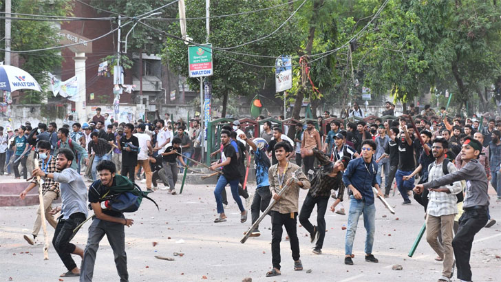 কোটা আন্দোলন: দিনভর সংঘর্ষে সারাদেশে নিহত ৬