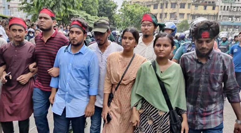 রাষ্ট্রপতির কাছে স্মারকলিপি দিলেন কোটাবিরোধীরা