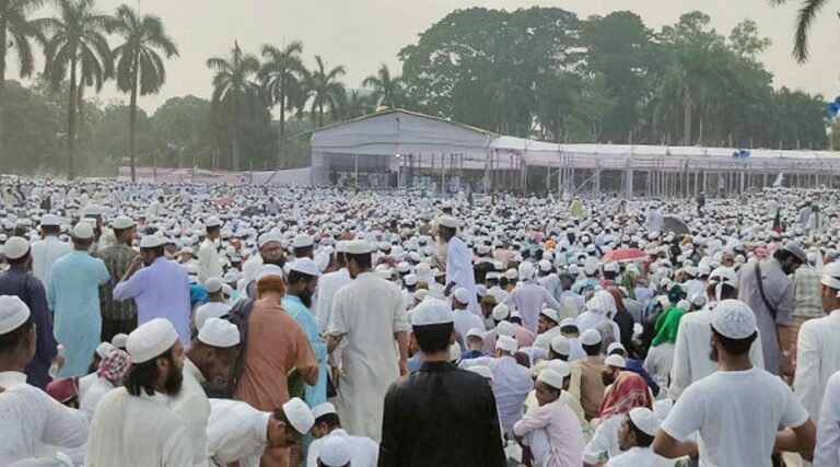 মাওলানা সাদকে দেশে আসতে দিলে সরকার পতনের হুঁশিয়ারি ইসলামি মহাসম্মেলনে বক্তাদের