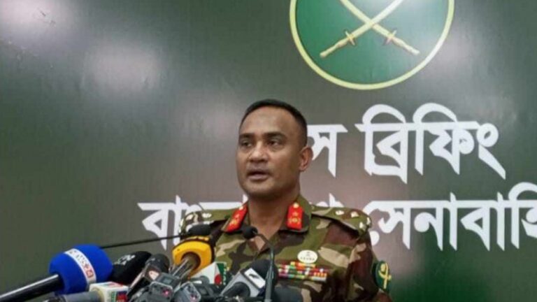 সরকারের সঙ্গে টানাপোড়েন নেই: সেনাবাহিনী