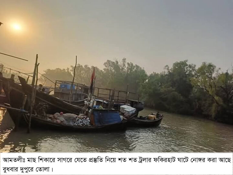 সাগরে যেতে প্রস্তুতি সম্পন্ন উপকুলের জেলেদের