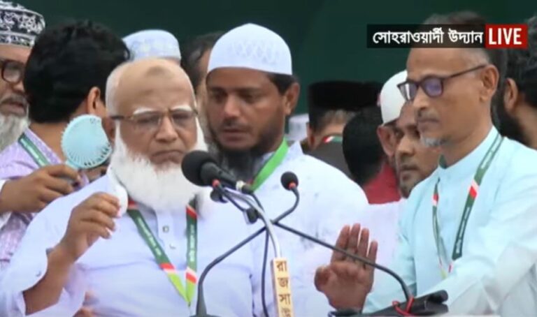 সবাইকে নিয়ে দুর্নীতিমুক্ত বাংলাদেশ গড়ব: জামায়াত আমির