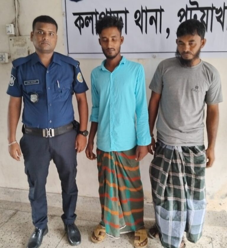 কলাপাড়ায় আন্ত: জেলা বিদ্যুৎ ট্রান্সফরমার চোর চক্রের ২ সদস্য গ্রেফতার