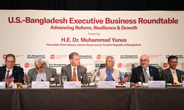 যুক্তরাষ্ট্রের কোম্পানিকে বাংলাদেশে আরও বিনিয়োগের আহ্বান প্রধান উপদেষ্টার