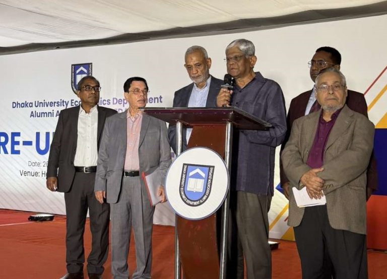 ডিইউইডিএএ সভাপতি সৈয়দ আলী জাহর রিজভী, সাধারণ সম্পাদক ইফতেখার আহমেদ
