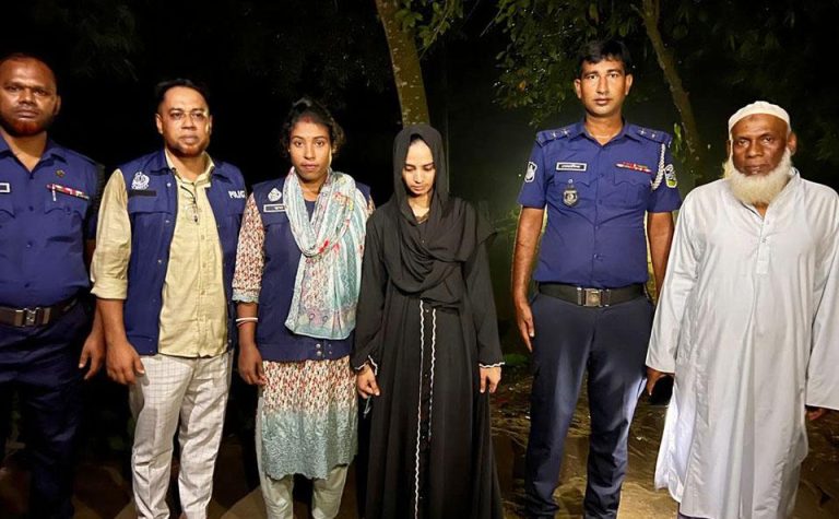 জামালপুরে অপহরণের ৯ ঘন্টার মধ্যেই বন্যাকে উদ্ধার