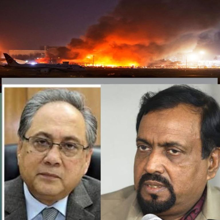 বিমানবন্দরে অগ্নিকাণ্ডের ঘটনায় জাতীয় পার্টির উদ্বেগ, নাশকতা কিনা তদন্তের দাবি