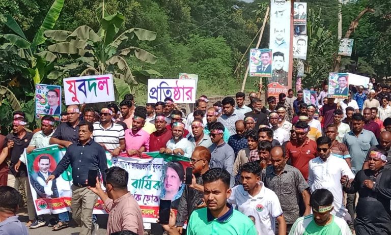 মুকসুদপুরে যুবদলের ৪৭ তম প্রতিষ্ঠা বার্ষিকী উপলক্ষে বর্ণাঢ্য রেলি ও আনন্দ শোভাযাত্রা 