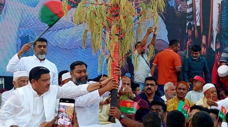 গাজীপুরে ধানের শীষের রনির নির্বাচনী জনসভা