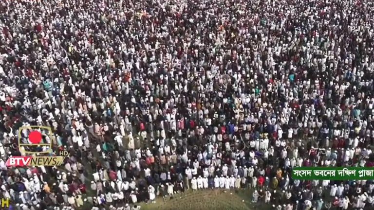 ওসমান হাদির জানাজায় লাখো মানুষ