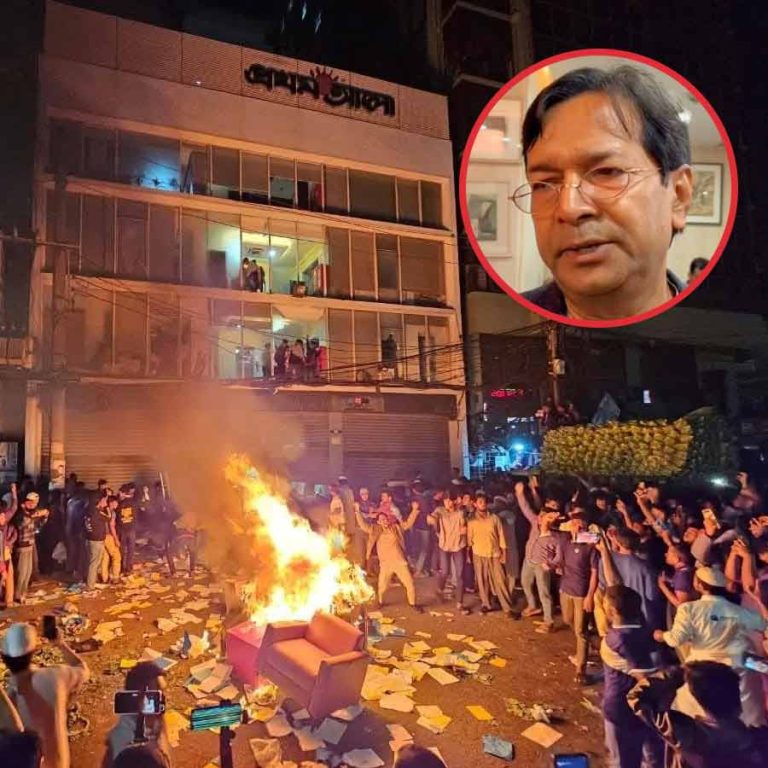 ‘স্বাধীন সংবাদমাধ্যমের জন্য কালো দিন’! আনন্দবাজারকে প্রথম আলোর কার্যনির্বাহী সম্পাদক