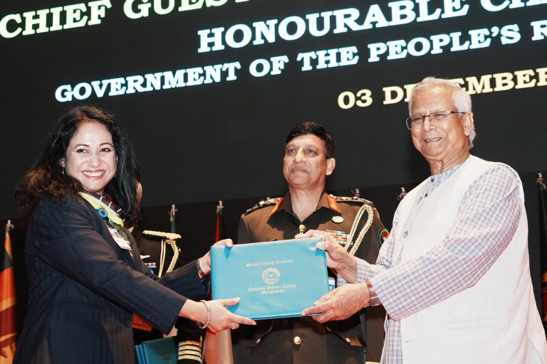 ন্যাশনাল ডিফেন্স কোর্স সমাপ্ত