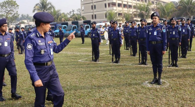 কিশোরগঞ্জ জেলা পুলিশের মাস্টার প্যারেড অনুষ্ঠিত