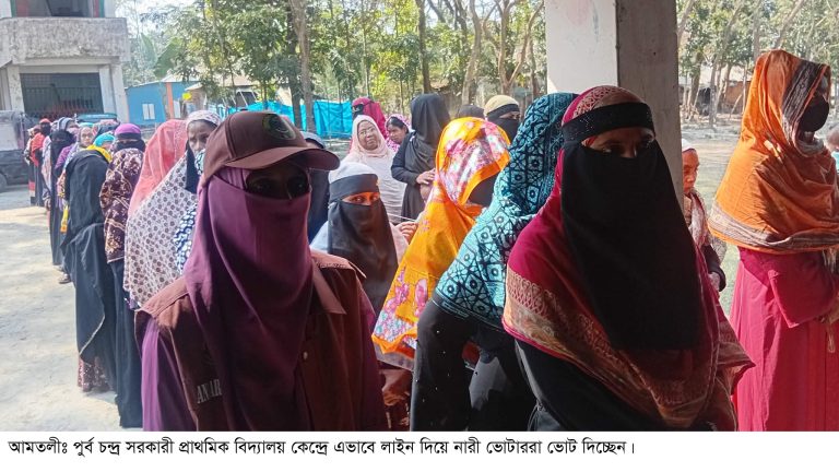 বরগুনা-১ আসন: উৎসবমুখর পরিবেশে ভোট গ্রহন