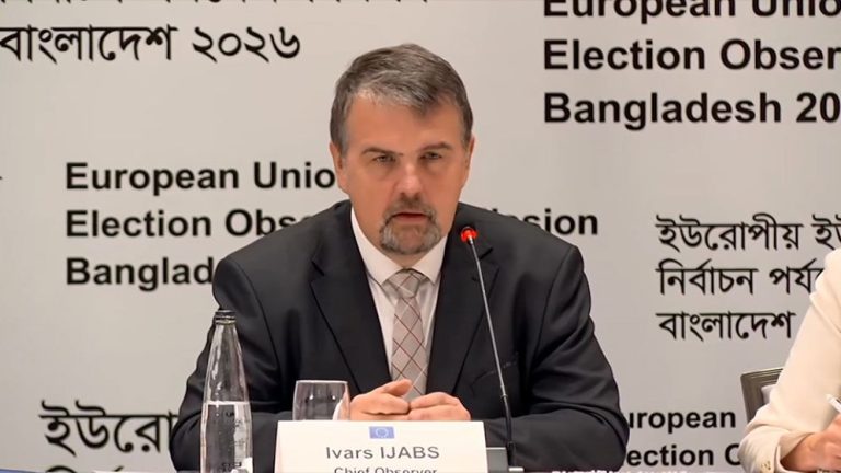 নির্বাচন গ্রহণযোগ্য ও প্রতিযোগিতামূলক হয়েছে: ইইউ পর্যবেক্ষণ মিশন