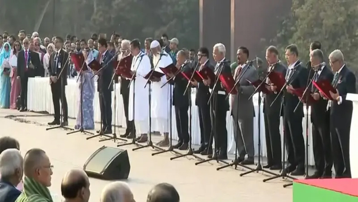 মন্ত্রী ও প্রতিমন্ত্রী হিসেবে শপথ নিলেন যারা