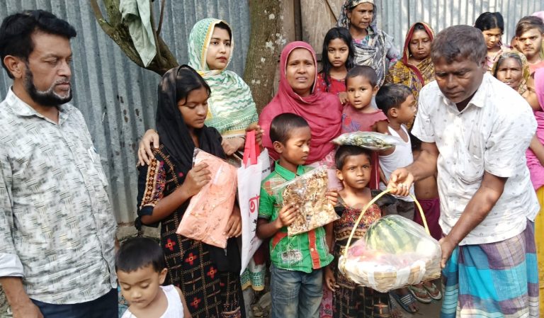 সৌদি আরবে বজ্রাঘাতে নিহত প্রবাসী রাসেলের পরিবারের পাশে ইউএনও