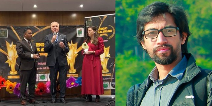 সাংবাদিকতায় পোল্যান্ডে আন্তর্জাতিক সম্মাননা পেলেন মাহতাব শফি