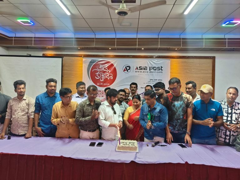 বর্ণাঢ্য আয়োজনে ঠাকুরগাঁওয়ে এশিয়া পোস্টের শুভ উদ্বোধন