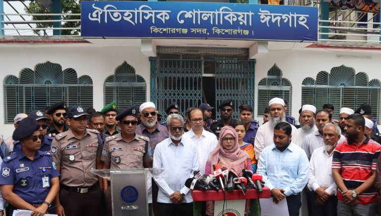 প্রস্তুত শোলাকিয়া ঈদগাহ ময়দান, ঈদ জামাত সকাল ৯টায়