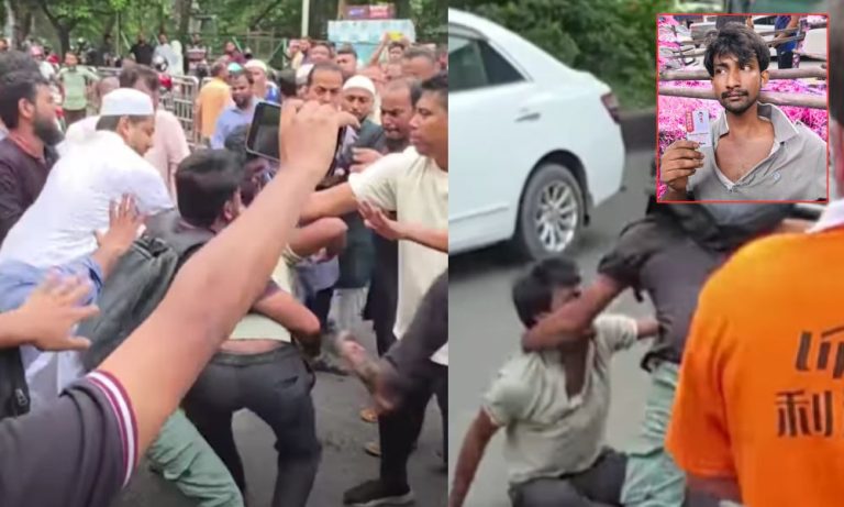ধানমন্ডিতে ‘আওয়ামী লীগের দোসর’ আখ্যা দিয়ে সাংবাদিকের উপর হামলা