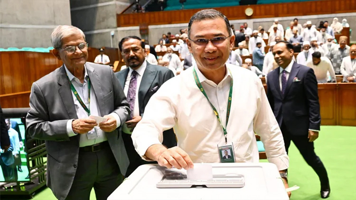 রাষ্ট্রপতি নির্বাচনে ভোট দিলেন প্রধানমন্ত্রী