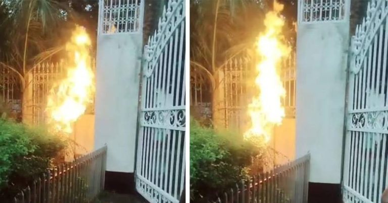 বজ্রপাতে জ্বালানিমন্ত্রী টুকুর বাসভবনে আগুন